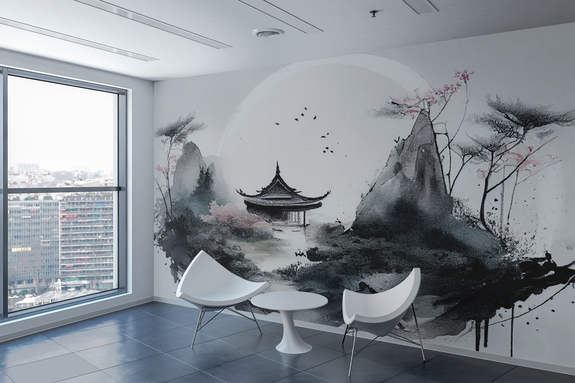 Printed Wall Mural Vibrant Interior Wall Art Design - magicmural